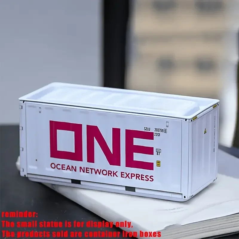 Compact Iron Storage Container – Metal Desktop Organizer for Office Supplies