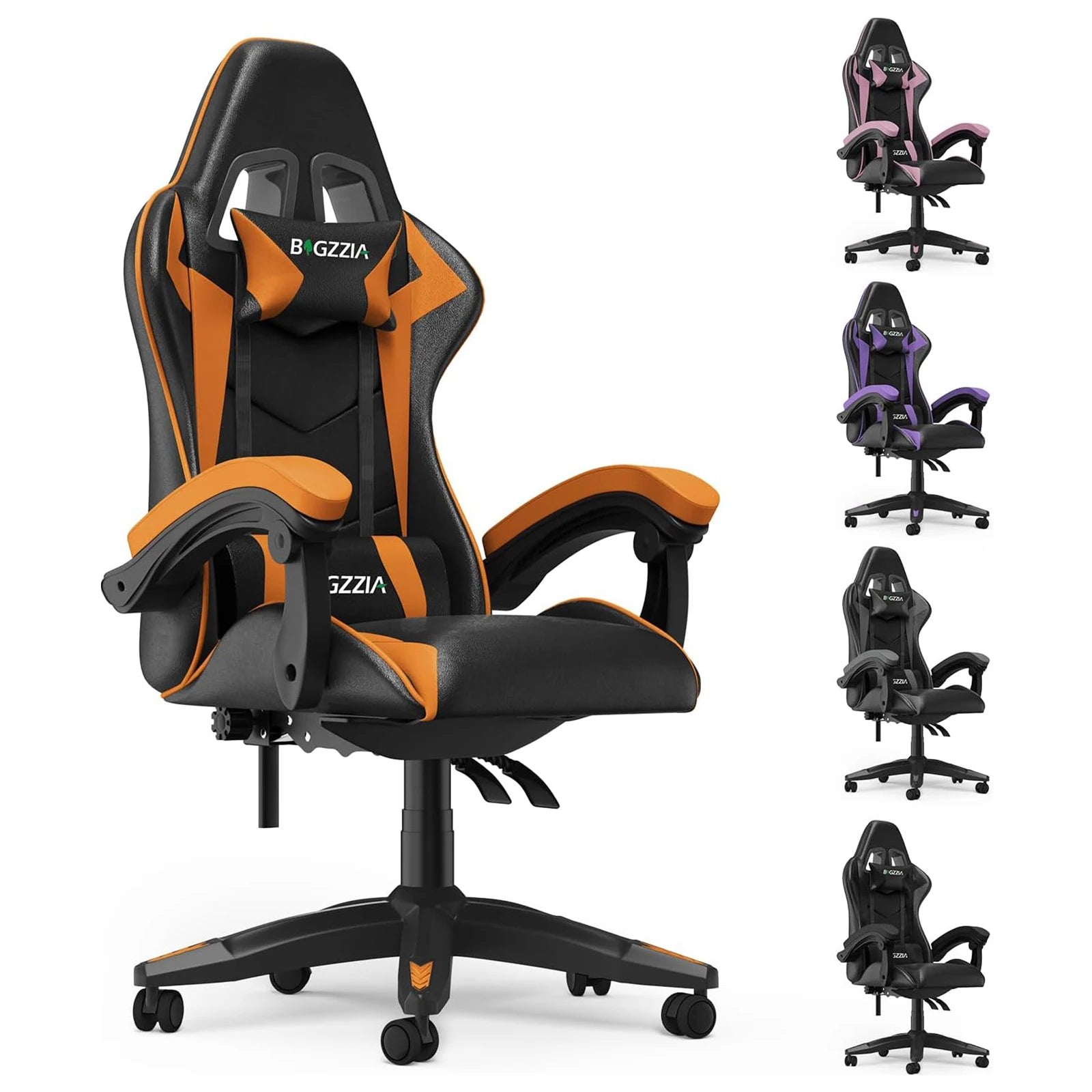 Ergonomic PU Leather Gaming & Office Chair with Headrest
