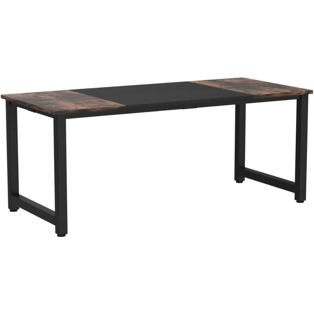 70.8” Executive Office Desk with Thick Frame