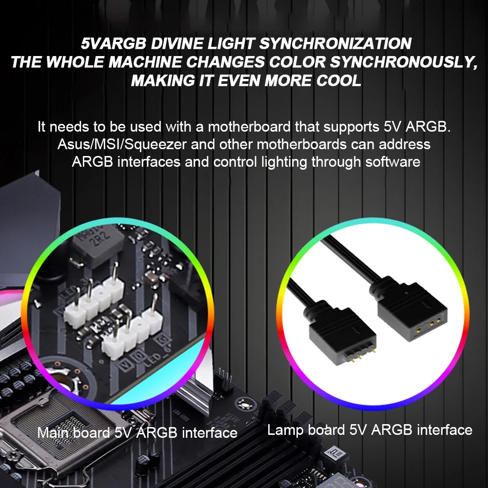 5V 3-Pin Flexible LED Strip & Power Extension Cable Kit