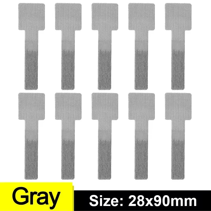 Self-Adhesive Cable Organizer – Reusable Cord Holders & Wire Ties for Desk and Home