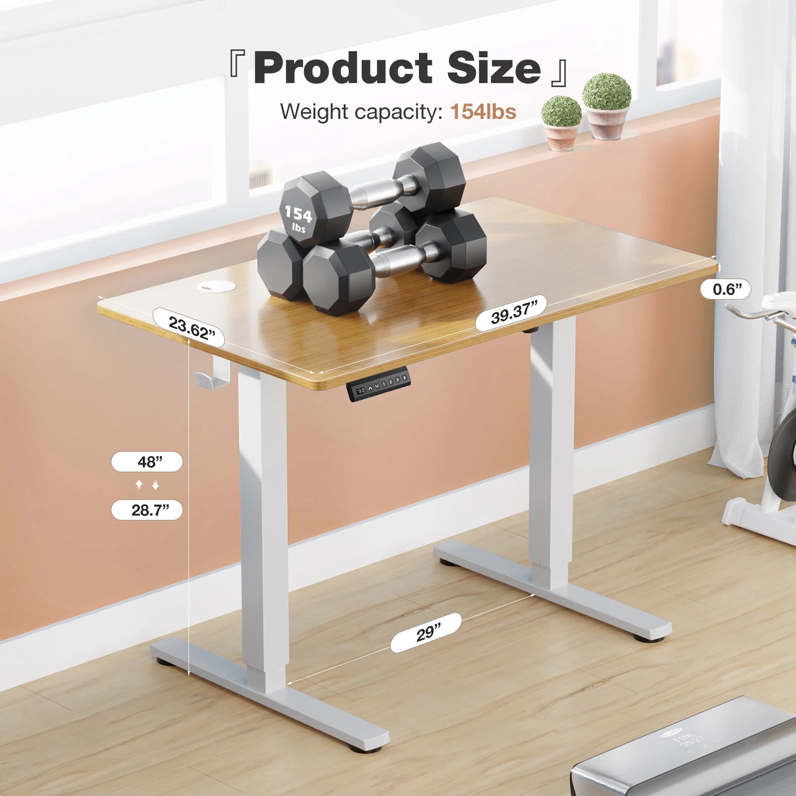 JHK Electric Standing Desk – 40x24