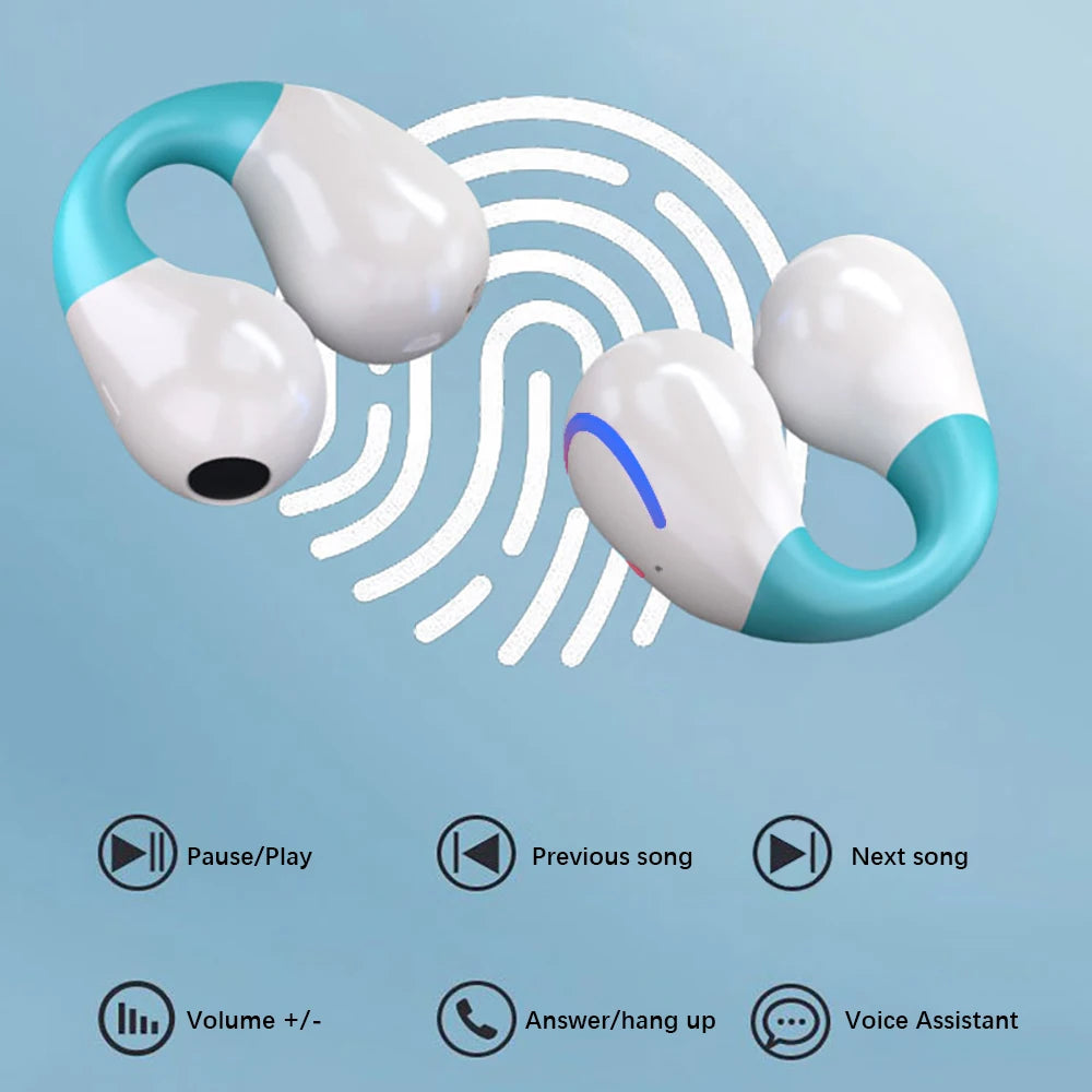 GREATWALL Wireless Bluetooth Earhook Earphones