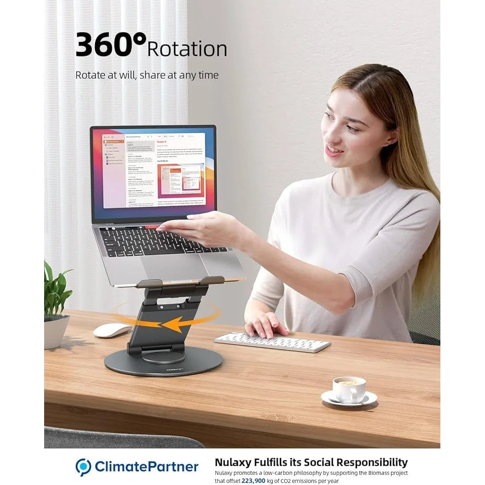 Telescopic 360° Rotating Laptop Stand