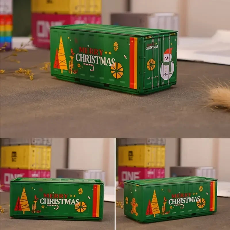 Compact Iron Storage Container – Metal Desktop Organizer for Office Supplies