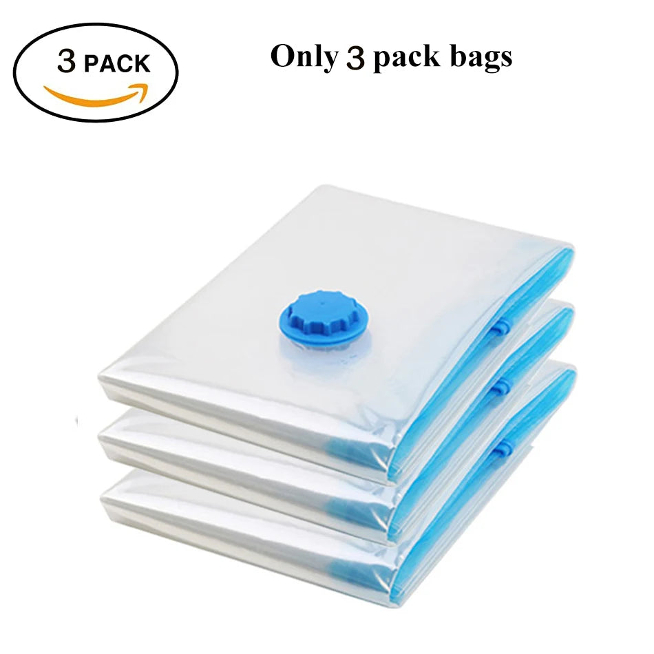 Vacuum Storage Bags for Clothes, Bedding & Blankets