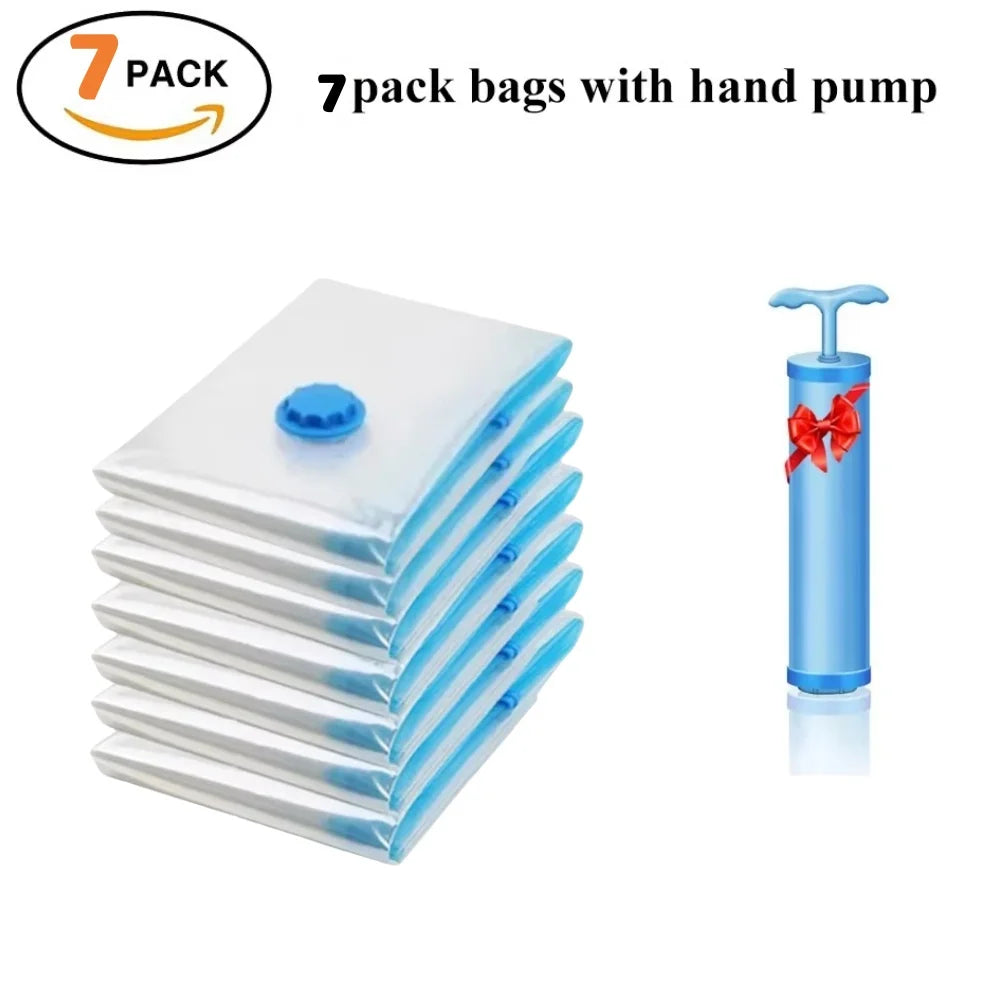 Vacuum Storage Bags for Clothes, Bedding & Blankets