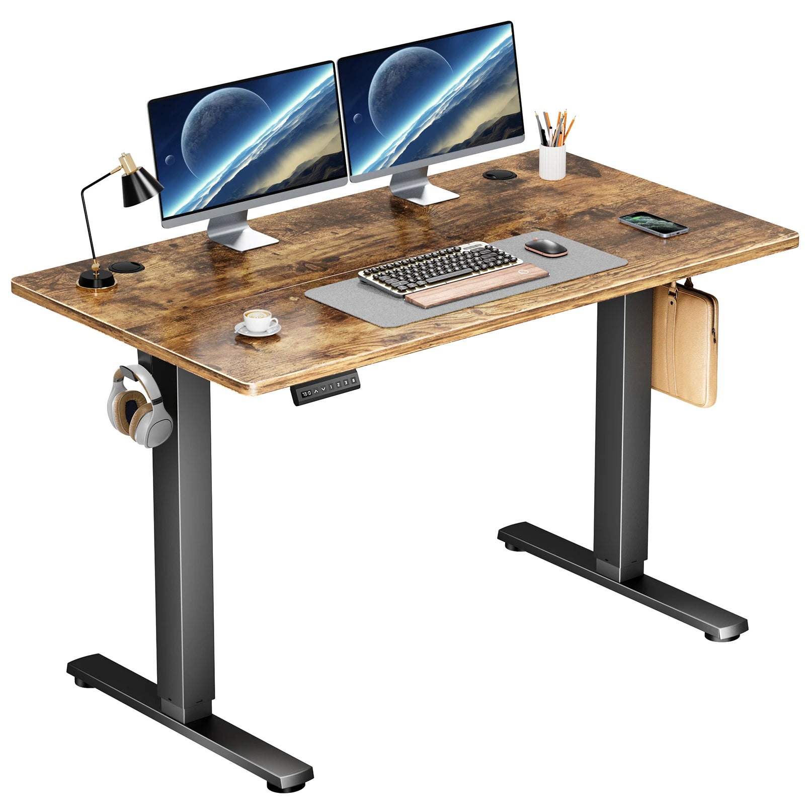 JHK Electric Standing Desk – 40x24" Height Adjustable Sit-Stand Workstation