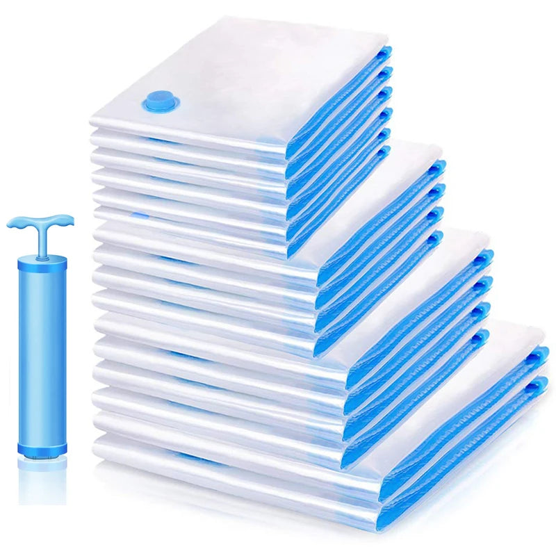 Vacuum Storage Bags for Clothes, Bedding & Blankets