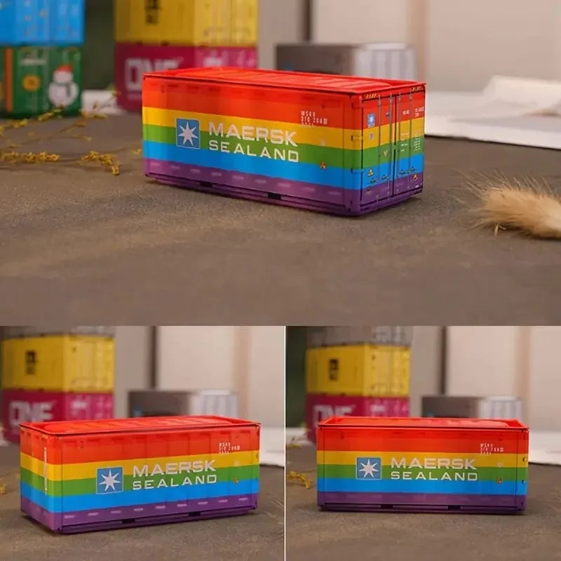 Compact Iron Storage Container – Metal Desktop Organizer for Office Supplies