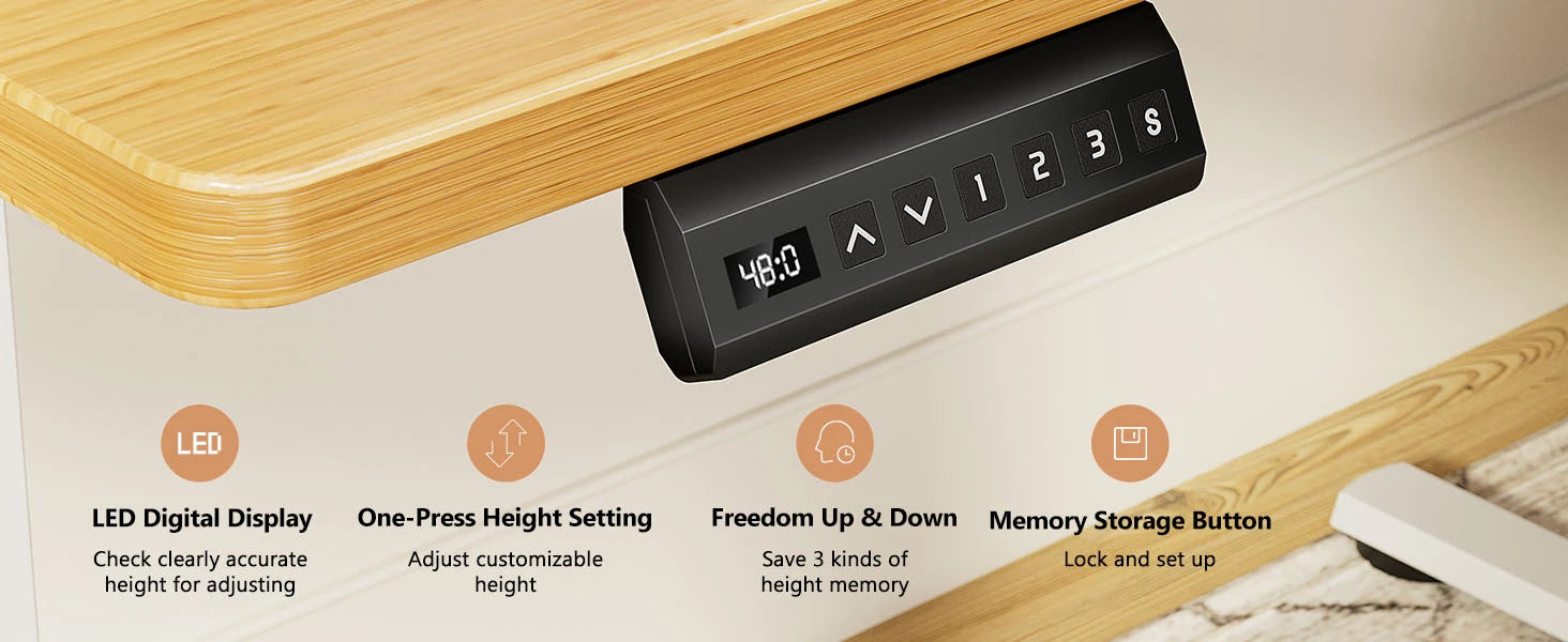 JHK Electric Standing Desk – 40x24