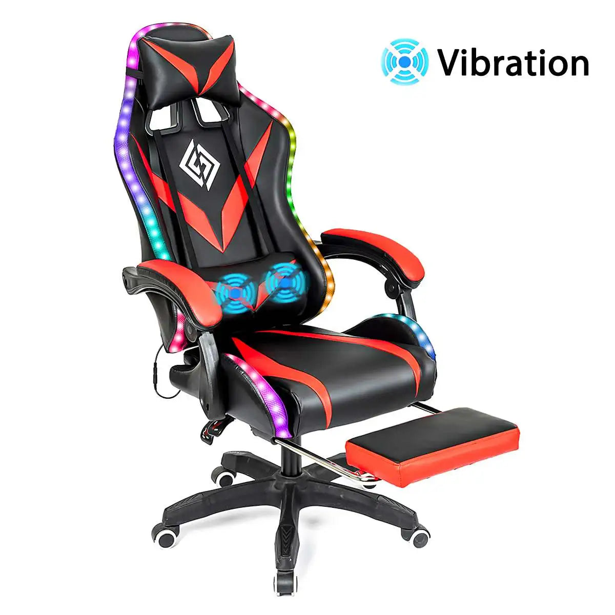 135° RGB Gaming Chair with Bluetooth & Massage