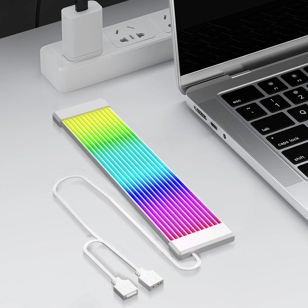 5V 3-Pin RGB LED Strip & Power Extension Cable Kit