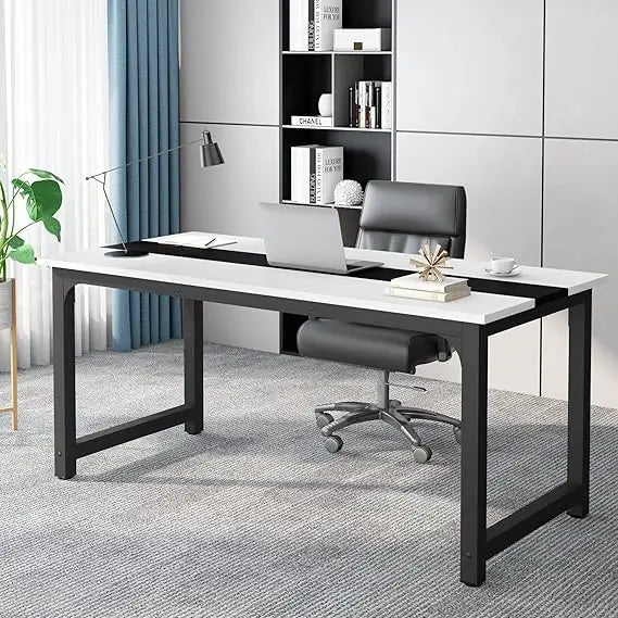70.8” Executive Office Desk with Thick Frame