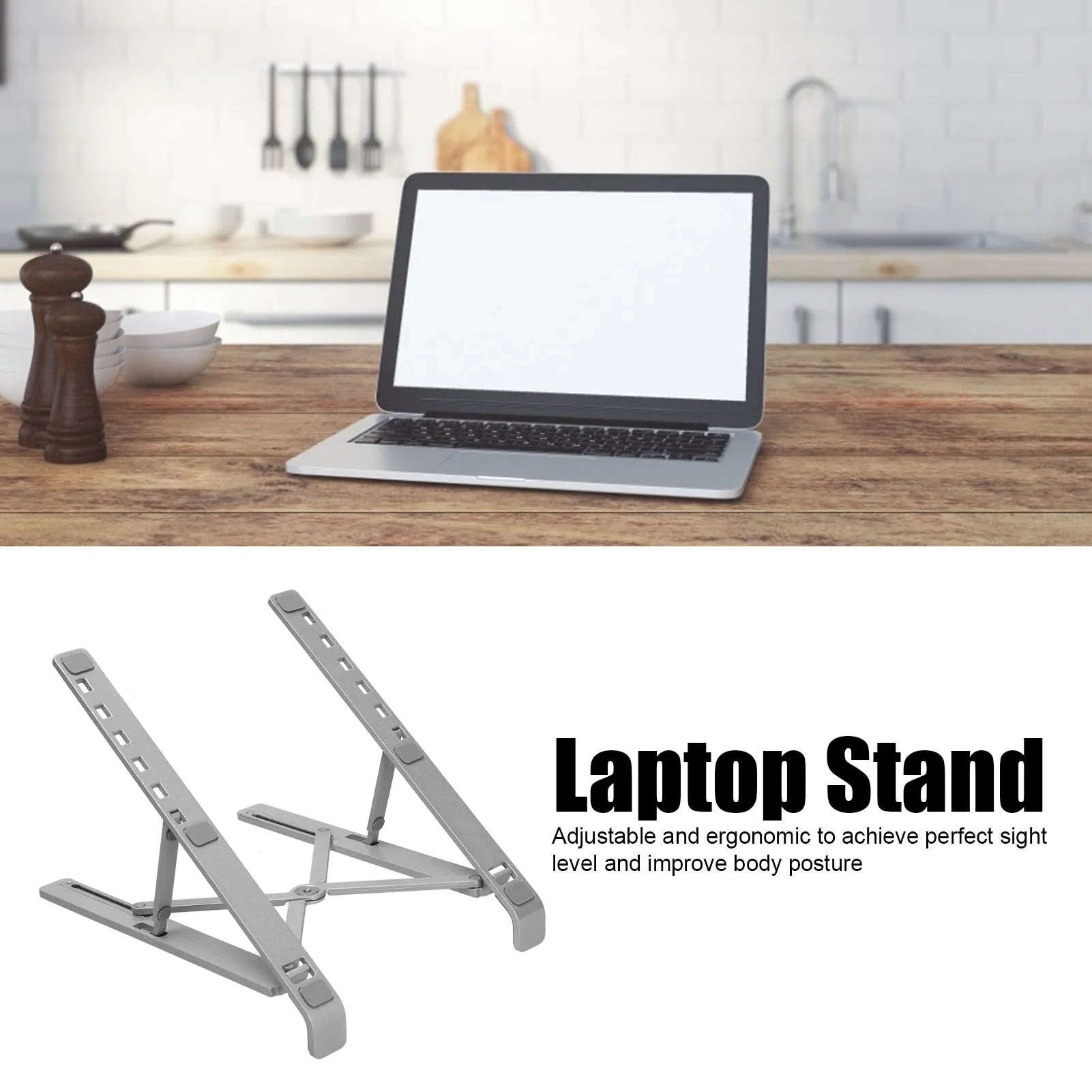Aluminum Alloy Foldable Laptop Stand