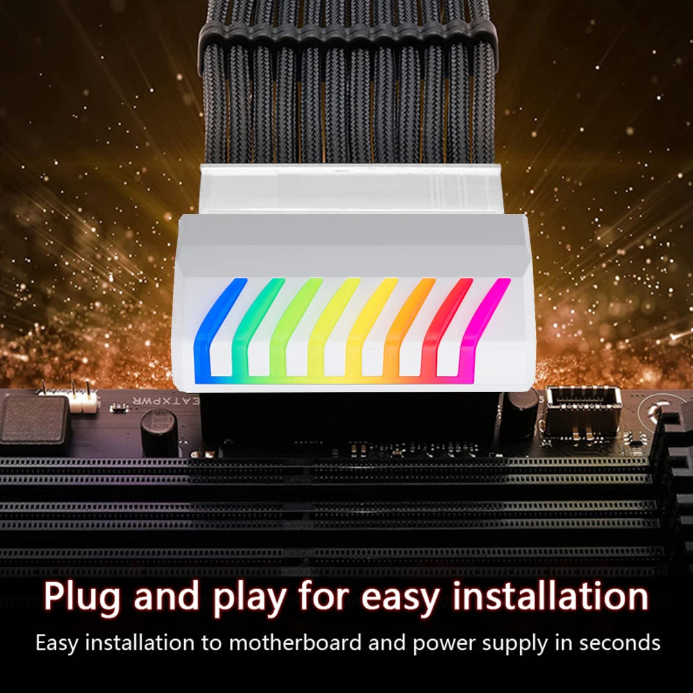 TEUCER 5V 3-Pin ARGB Power Supply Connector Adapter