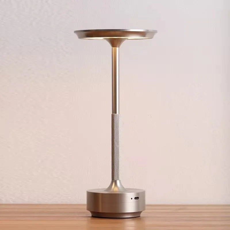 Wireless Portable LED Desk Lamp – Retro Touch Dimming