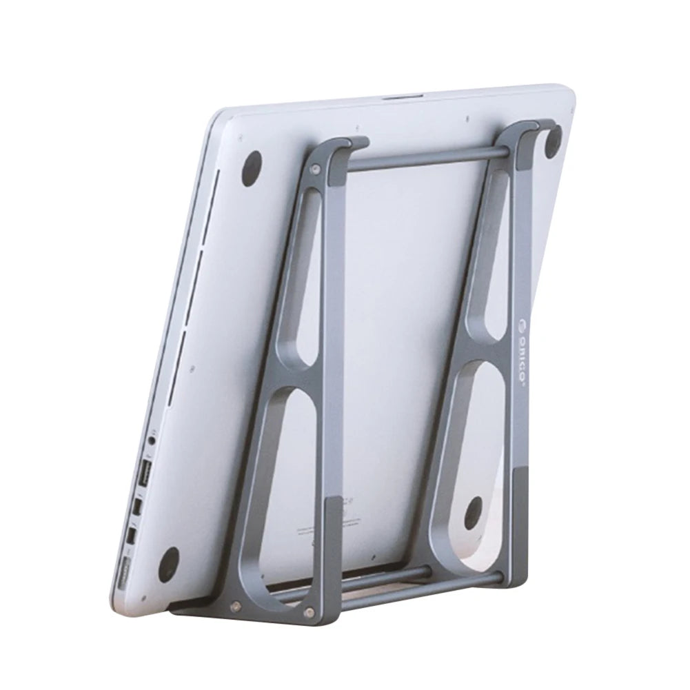 2-in-1 Laptop Vertical Stand Aluminium Alloy Fordable Support Stand