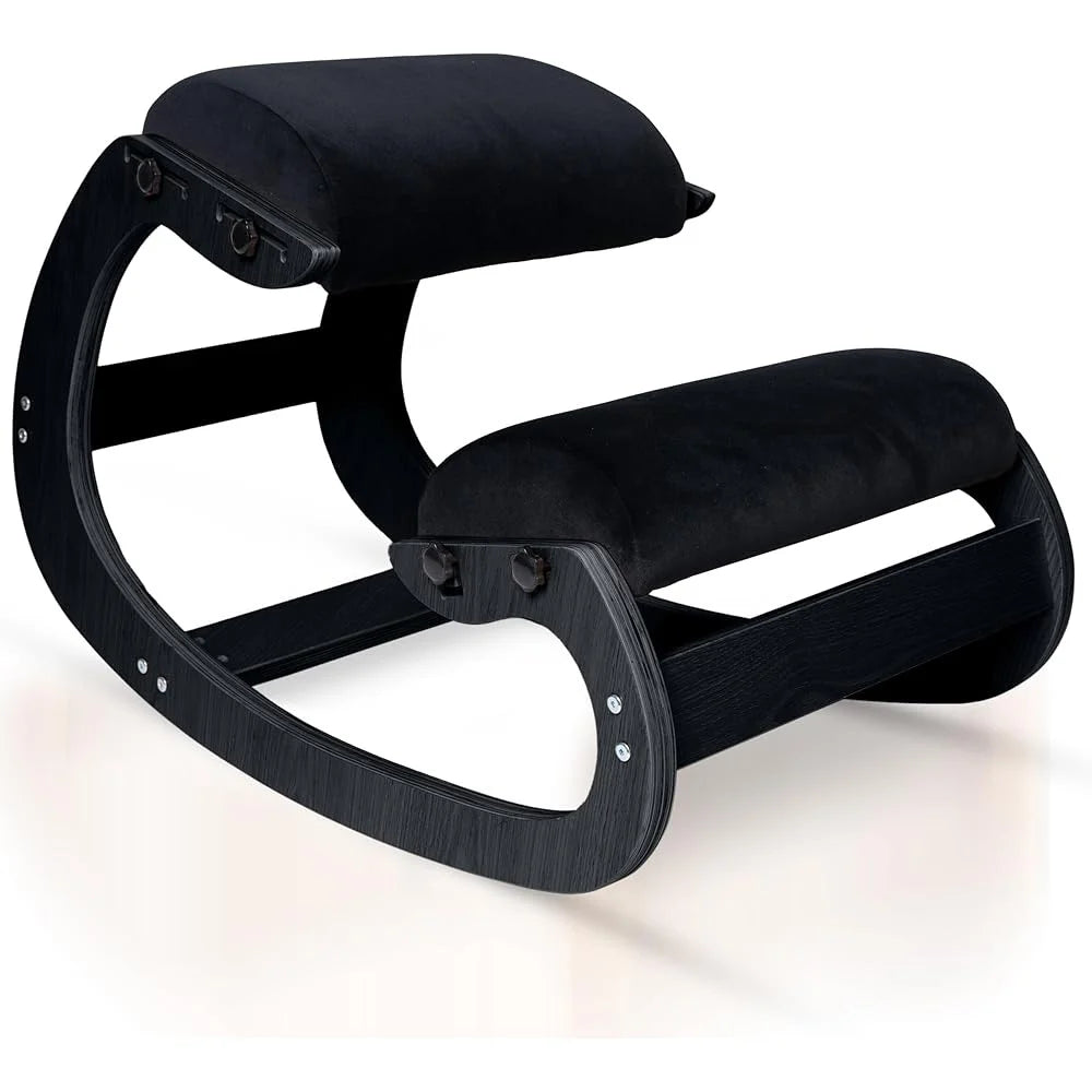 Ergonomic Kneeling Chair with Adjustable Seat and Knee Pad