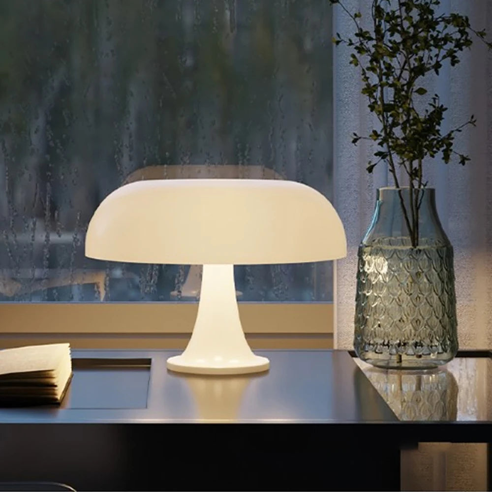 Modern Mushroom Table Lamp – Minimalist Decorative Bedside Light