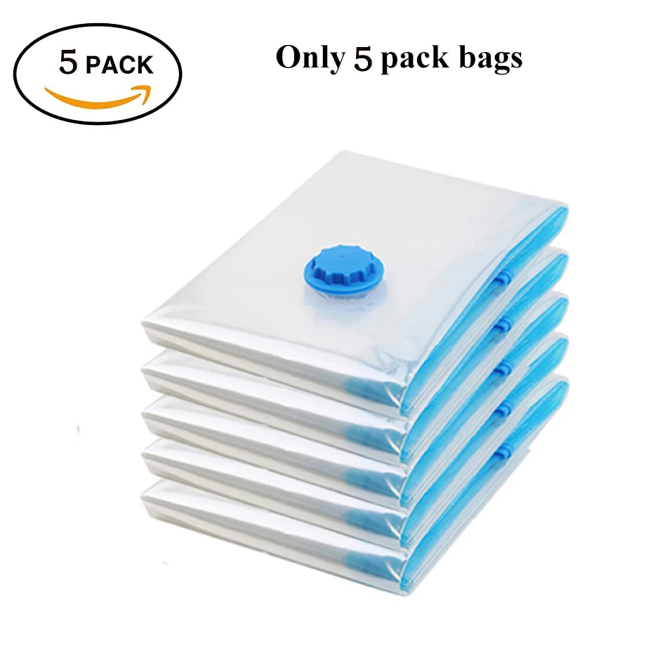 Vacuum Storage Bags for Clothes, Bedding & Blankets