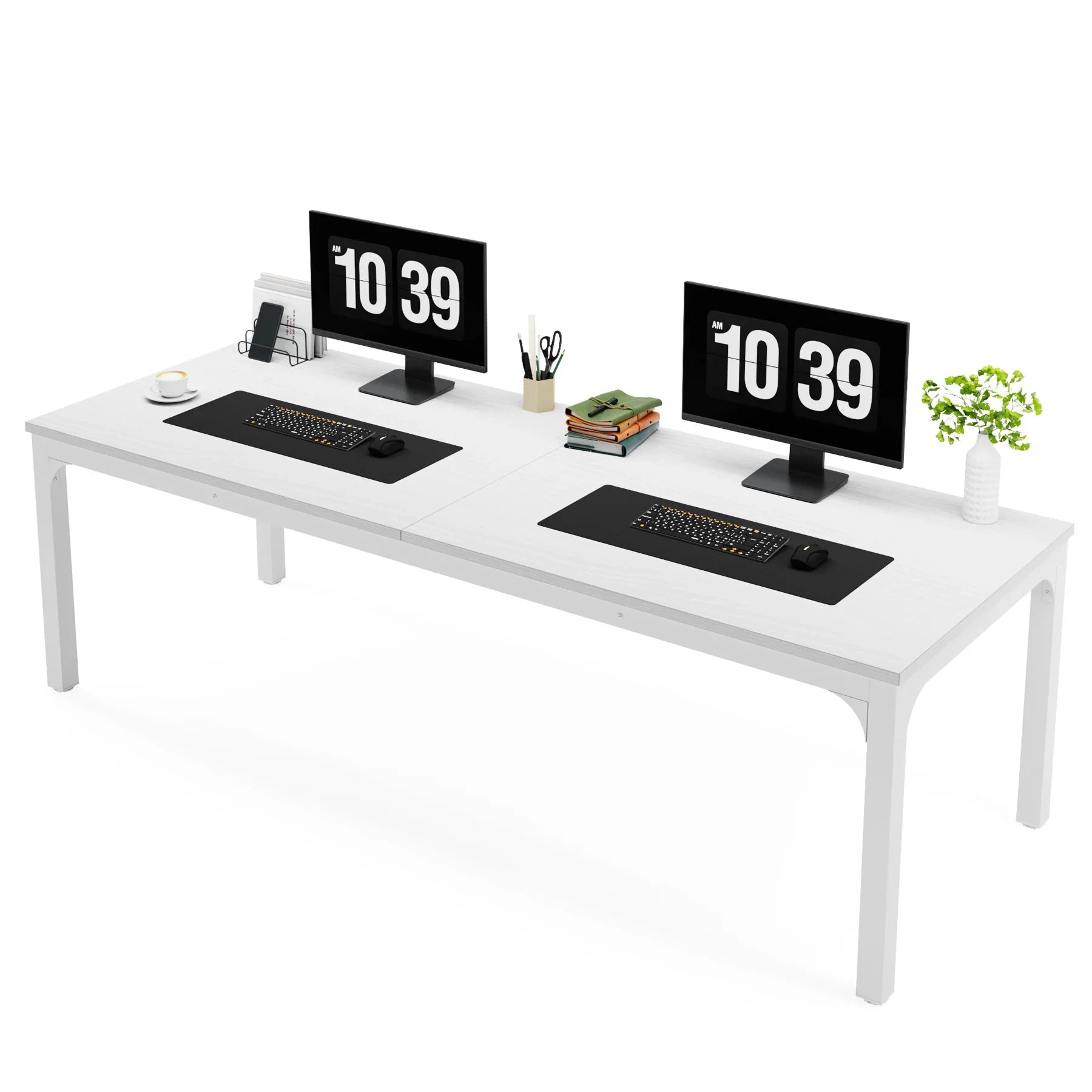 Tribesigns 78.7" Extra Long Double Computer Desk