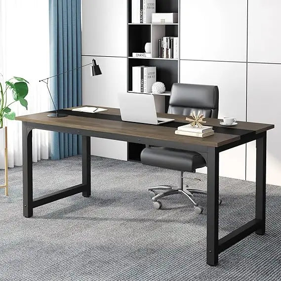 70.8” Executive Office Desk with Thick Frame
