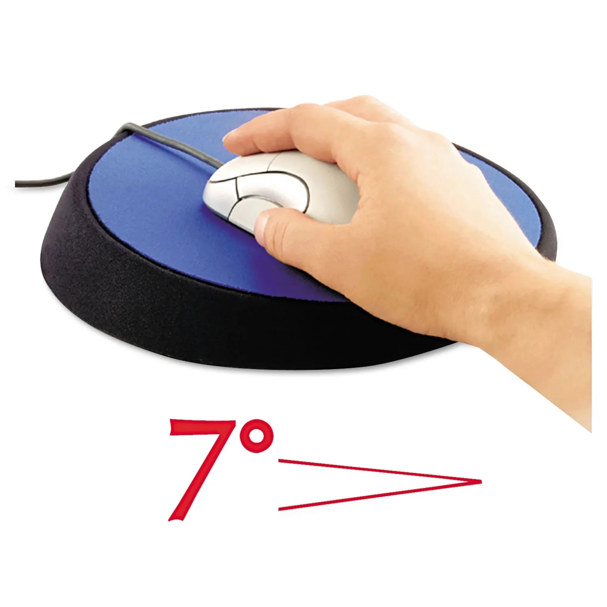 Allsop 9" Wrist Aid Circular Mouse Pad - Cobalt
