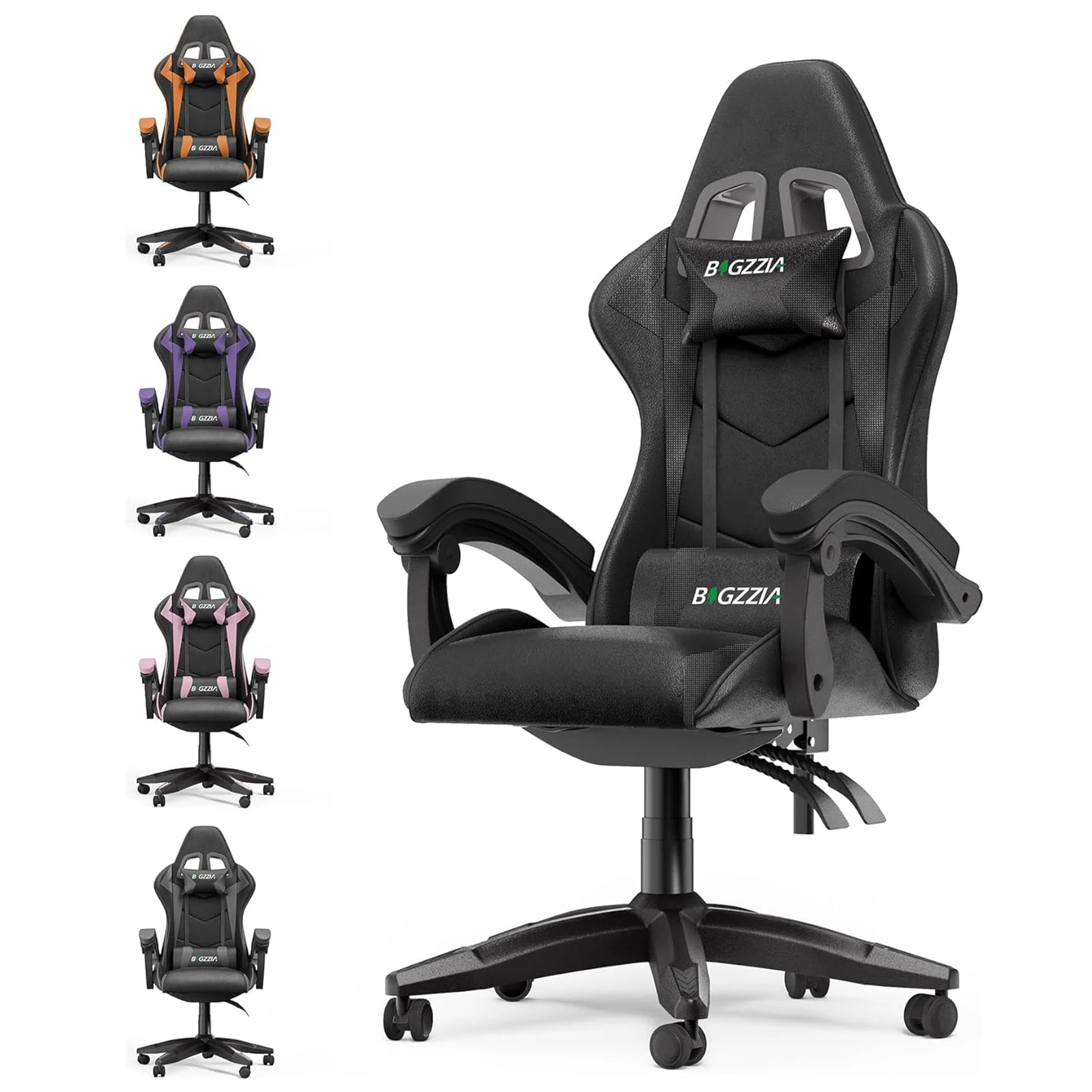 Ergonomic PU Leather Gaming & Office Chair with Headrest