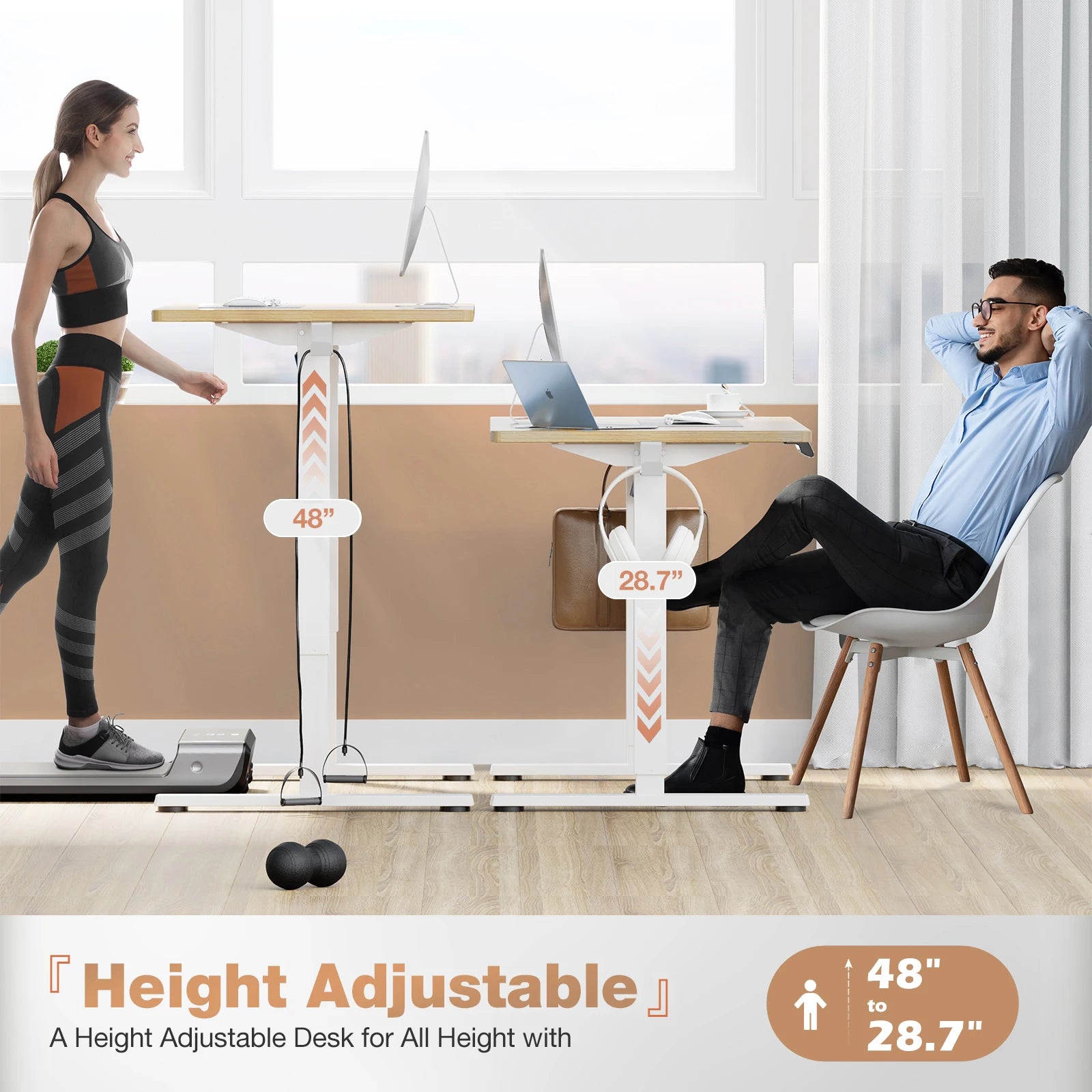 JHK Electric Standing Desk – 40x24