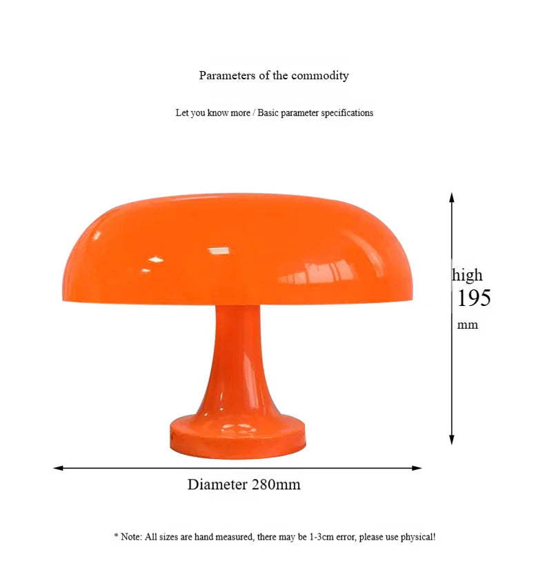 Modern Mushroom Table Lamp – Minimalist Decorative Bedside Light
