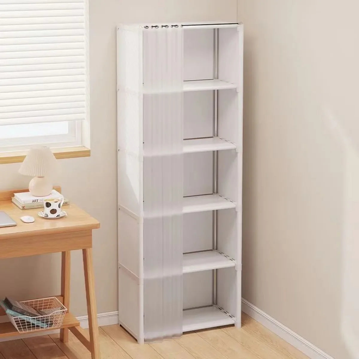 Dustproof Wardrobe Storage Cabinet with 5/6 Layers