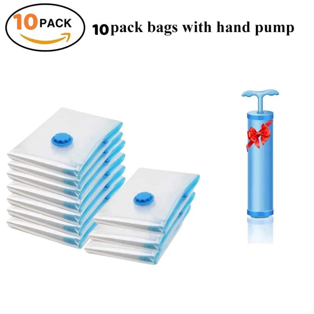 Vacuum Storage Bags for Clothes, Bedding & Blankets
