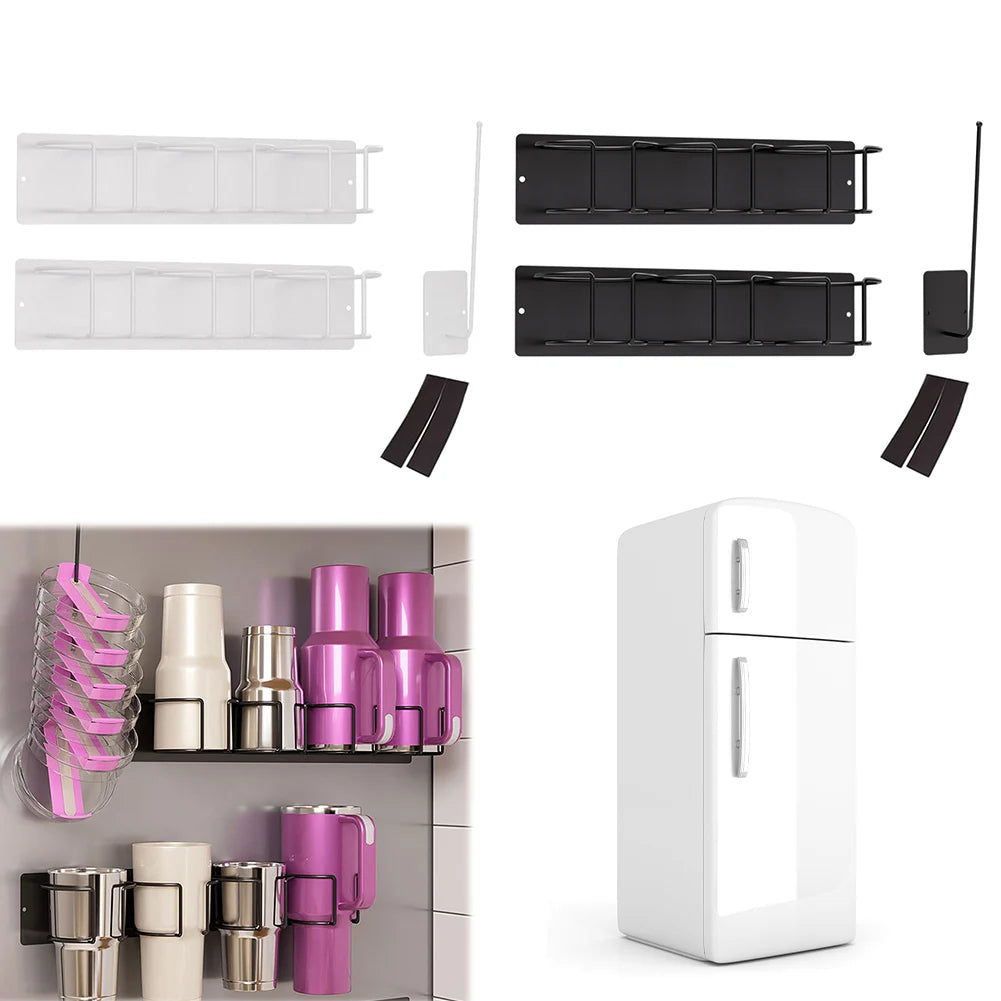 Magnetic Cup Lid Organizer Rack for Stanley Tumblers